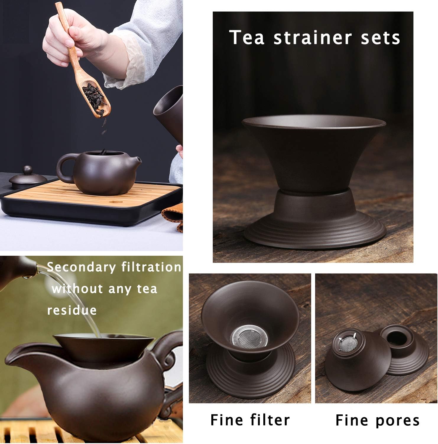 Travel Tea Sets  Ceramic Teapot Set with Tray 