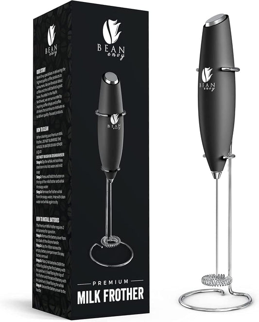 Milk Frother Handheld for Coffee 