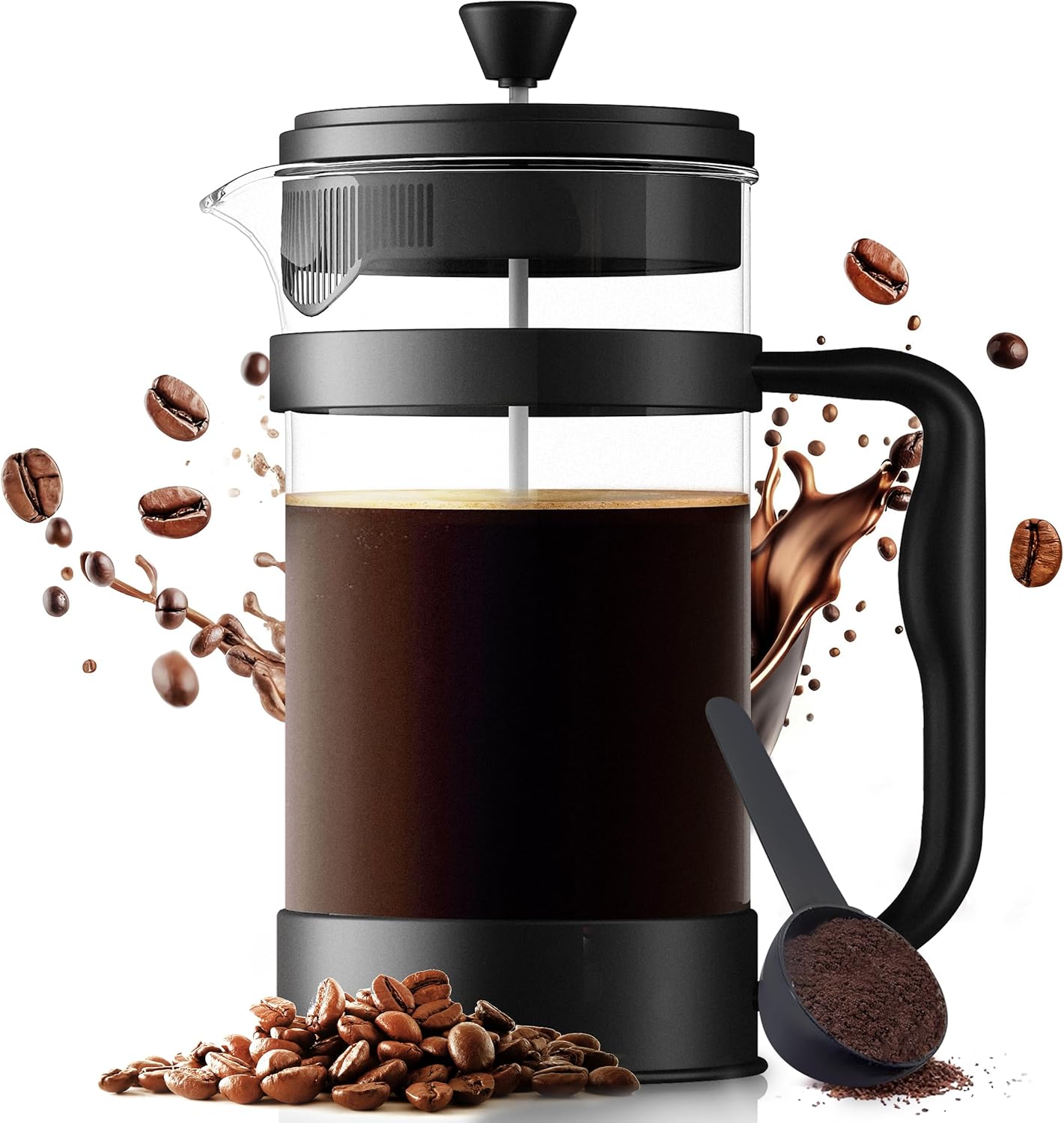 34 Ounce (1 Liter) French Press Coffee Maker – Perfect for Coffee & Tea Lovers