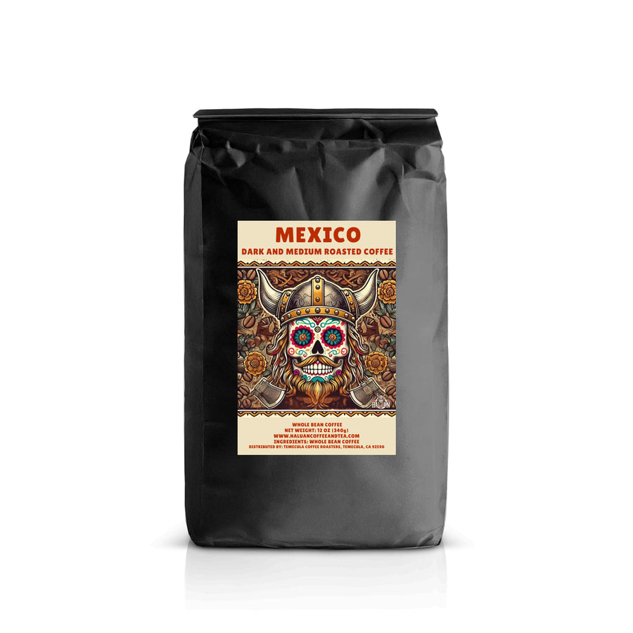 12 oz bag of Haluan Mexico whole bean coffee